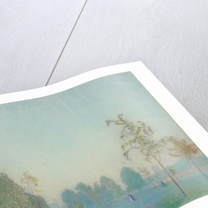 Park Scene and Tower, 1912 by James Hamilton Hay