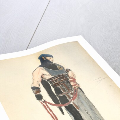 Costume Design for the Queen's Servant in 'Le Mort de Tintagiles', 1912 by Charles Ricketts