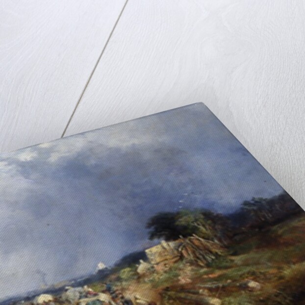 Baggage Wagons Approaching Carlisle, 1849 by Samuel Bough