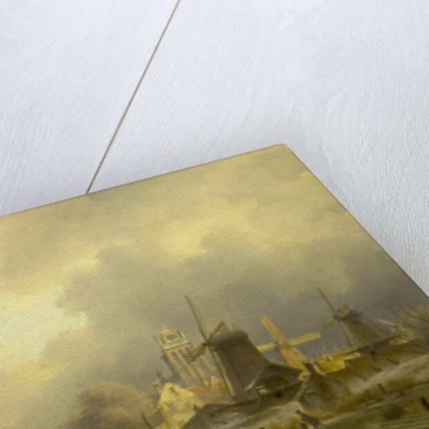 A View of Dortrecht, The Sawmill, 1843 by Andreas Schelfhout