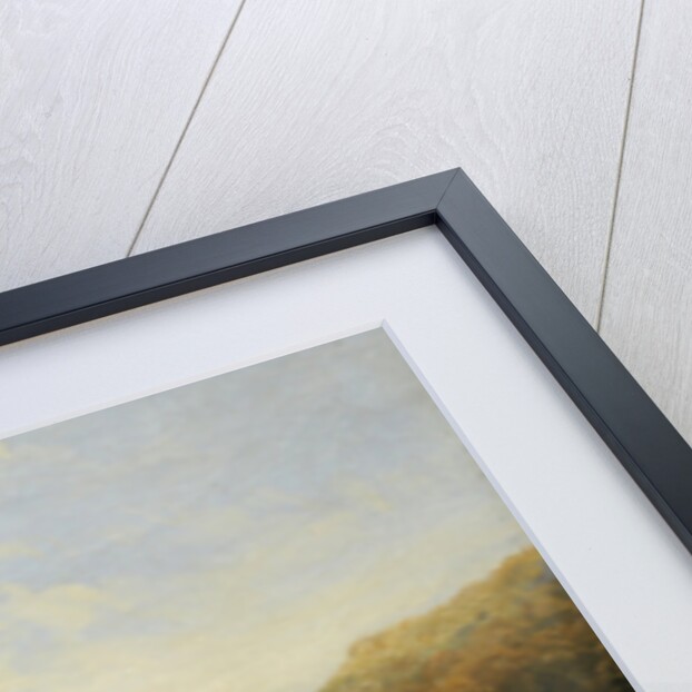 Wetheral - View of the River Eden Showing Wetheral Church and Viaduct, and Corby Ferry, c.1845 by Samuel Bough