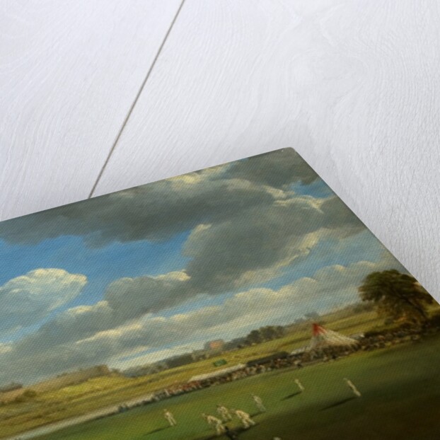 Cricket Match at Edenside, Carlisle, c.1844 by Samuel Bough