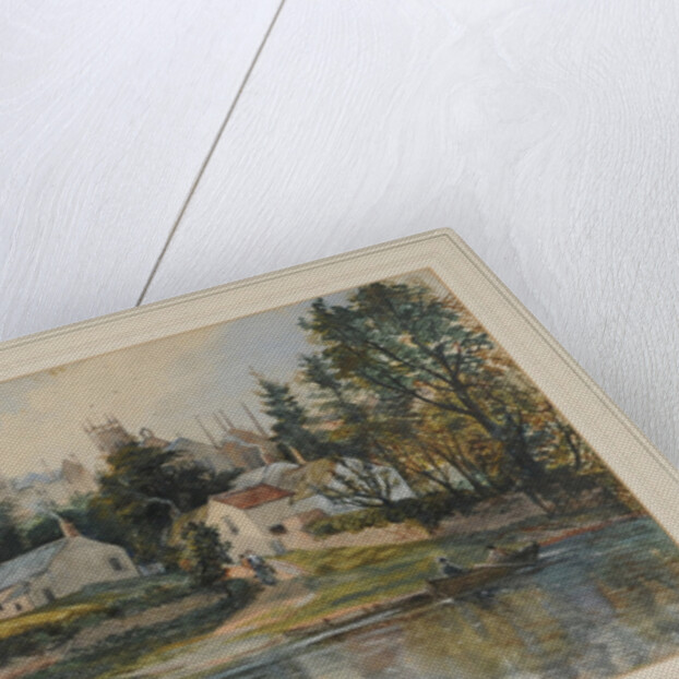 Wetheral Ferry, 1840-43 by Samuel Bough