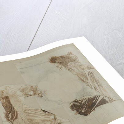 The Queens in the Barge, 1857 by Arthur Hughes