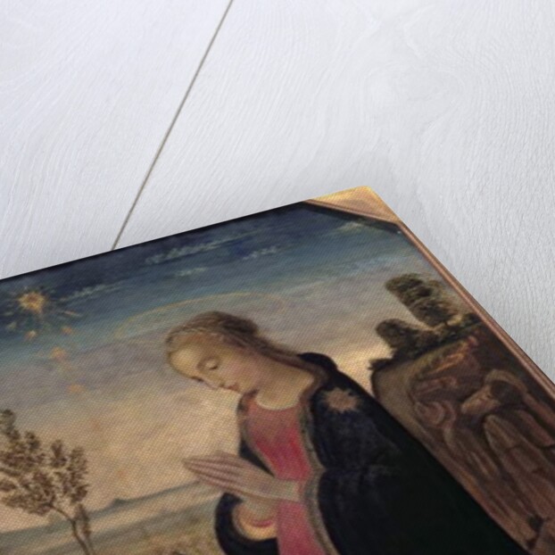 Madonna and Child in a Landscape by Jacopo del Sellaio