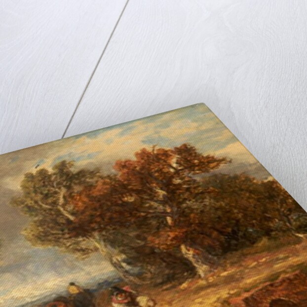 A Road by a Common: Windy Day, c.1840-59 by David Cox