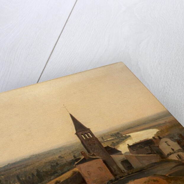 Near Rouen, 1817-28 by Richard Parkes Bonington