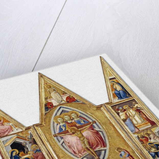 The Trinity and the Crucifixion with Scenes from the Life of Christ, c.1355 by Luca di Tomme