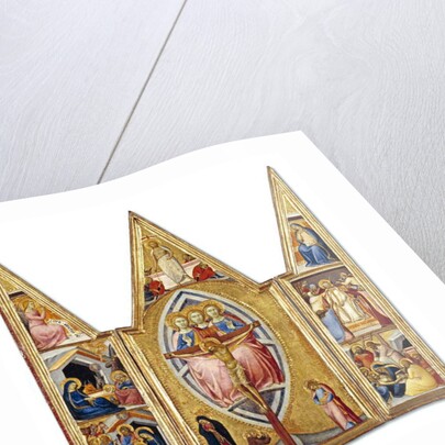 The Trinity and the Crucifixion with Scenes from the Life of Christ, c.1355 by Luca di Tomme