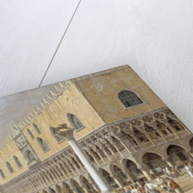 The Piazzetta at Venice by Luca Carlevaris