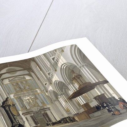 Interior of the Nieuwe Kerk, Amsterdam, 1657 by Emanuel de Witte