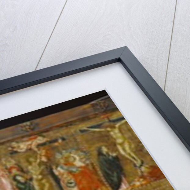 Madonna and Child and Two Angels with Twelve Scenes from the Passion, c.1310 by School Italian