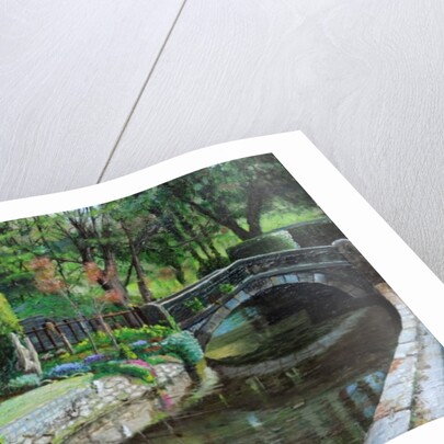 Bridge and Garden, Bakewell, Derbyshire, 2009 by Trevor Neal