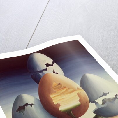 Eggs, 1971 by Trevor Neal