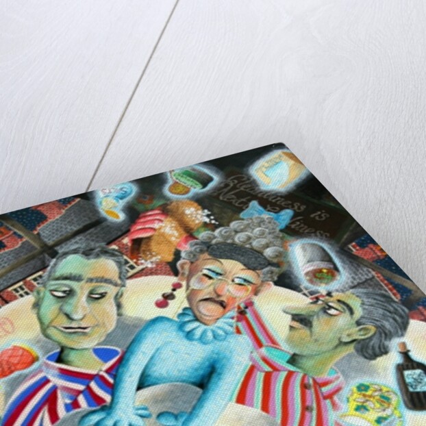 Mrs. Ogmore-Pritchard nightly nags her ghostly husbands, 2005 by Tony Todd