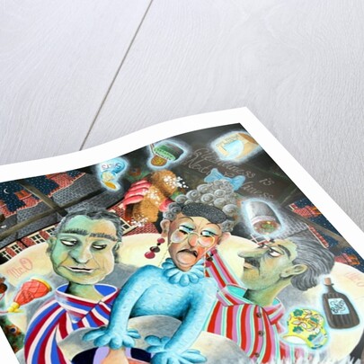 Mrs. Ogmore-Pritchard nightly nags her ghostly husbands, 2005 by Tony Todd