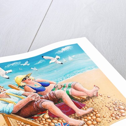 Uncle Albert and Amanda on a day trip to Worthing by Tony Todd