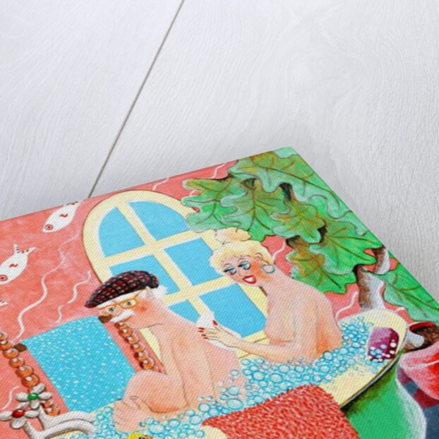 Amanda tries out her new Honeysuckle and Rose soap on Uncle Albert by Tony Todd