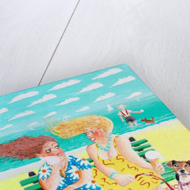 Uncle Albert paddles while Brenda and Amanda chat about Troy the dishy assistant who works in the Regal Coffee Shop by Tony Todd