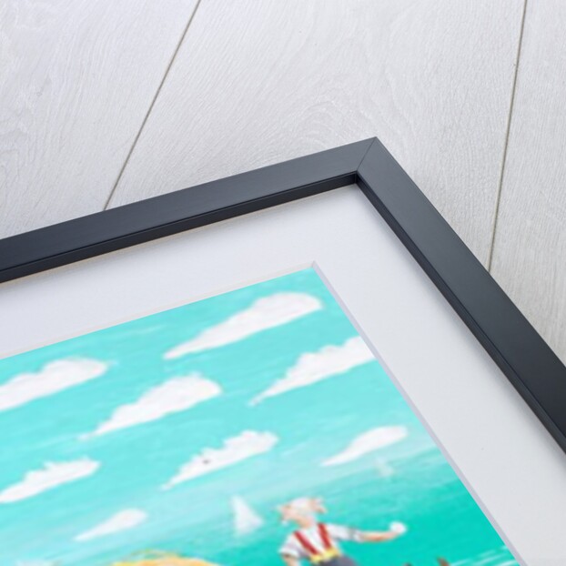 Uncle Albert paddles while Brenda and Amanda chat about Troy the dishy assistant who works in the Regal Coffee Shop by Tony Todd