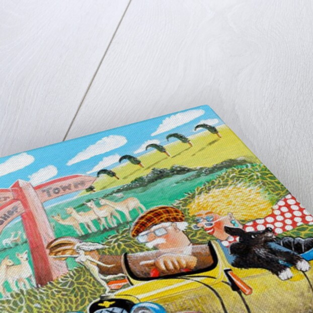 Brenda and Uncle Albert speed along to 'The Posh Tea Shop' for cream teas by Tony Todd