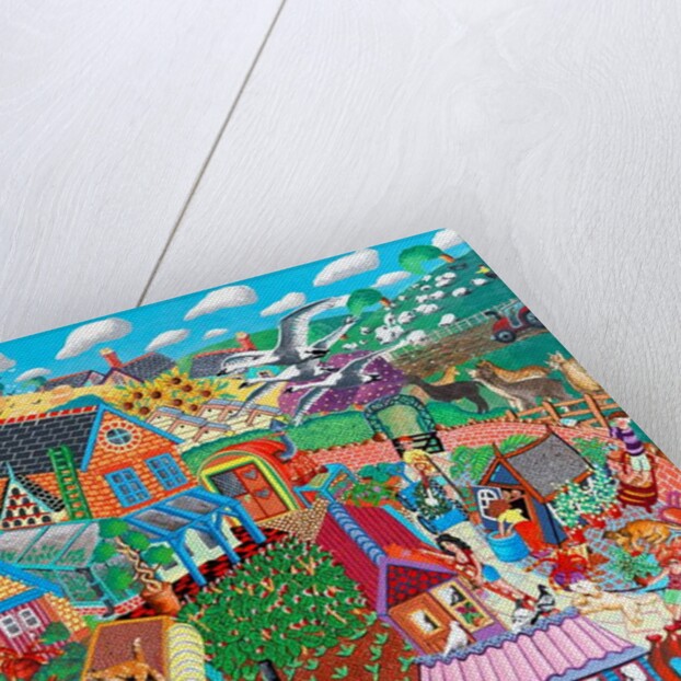 Birds over the Allotments by Tony Todd