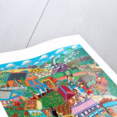 Birds over the Allotments by Tony Todd