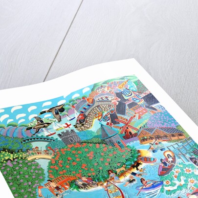 Ducks over the River by Tony Todd