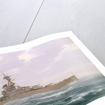 HMS Resolution, 1923 by Duff Tollemache