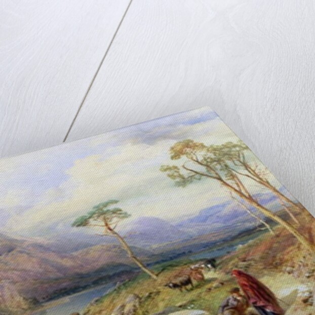 Kilchurn Castle on the Loch Awe by Thomas Miles Richardson