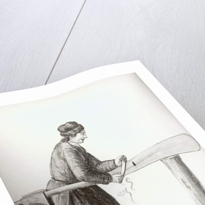 An Oar-Maker from the Venetian Arsenal by Jan van Grevenbroeck