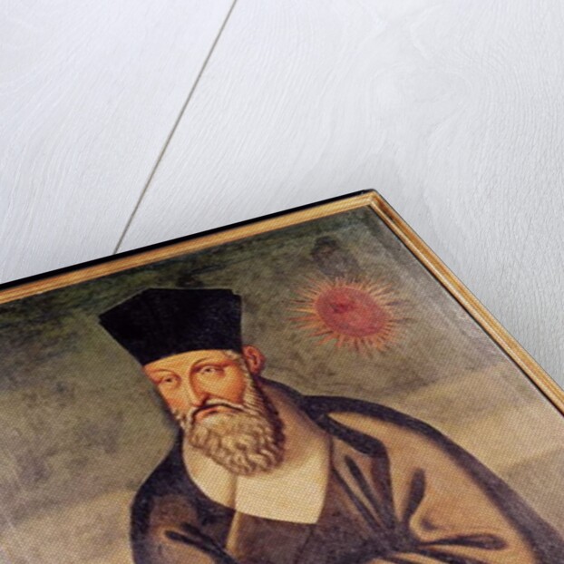 Portrait of Matteo Ricci Italian missionary, founder of the Jesuit mission in China by Italian School