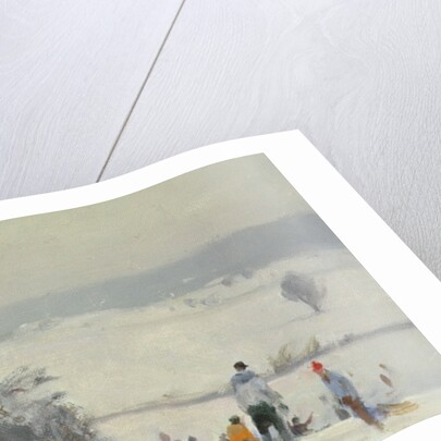 Tobogganing, The Meads, Hertford by Trevor Chamberlain