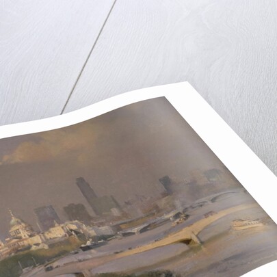 Sultry Afternoon in August, King's Reach, 1988 by Trevor Chamberlain