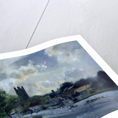 Preparing for the Henley Regatta, 1994 by Trevor Chamberlain