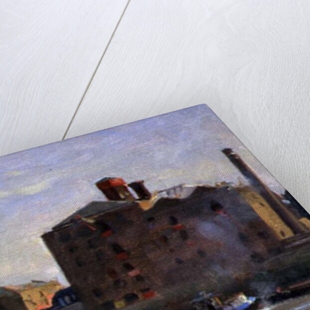 Against the Tide, Rotherhithe, 1992 by Trevor Chamberlain