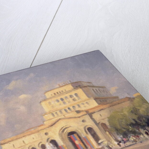 Evening, Republic Square, Yerevan by Trevor Chamberlain