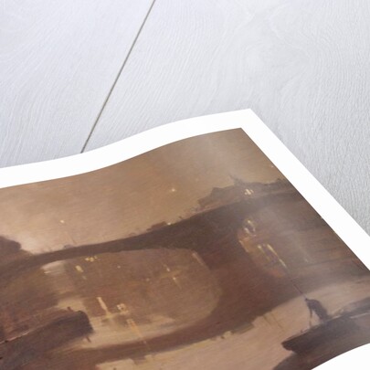 Night, Kew Bridge, 1989 by Trevor Chamberlain