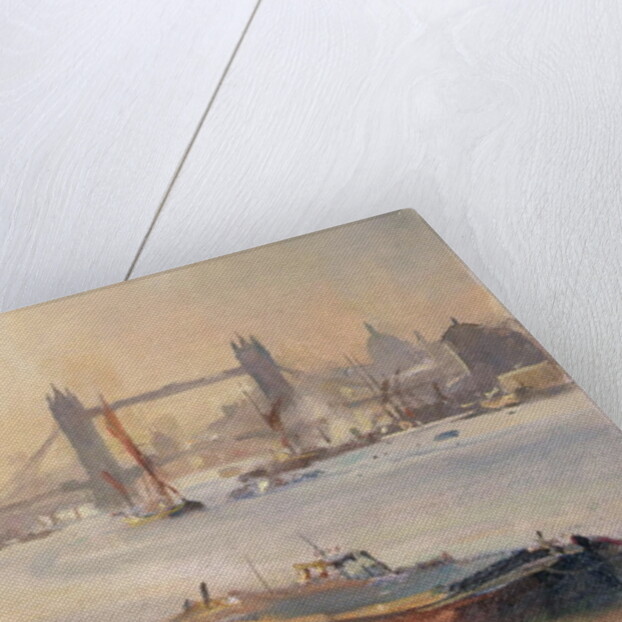 Autumn afternoon, Pool of London, 1991 by Trevor Chamberlain