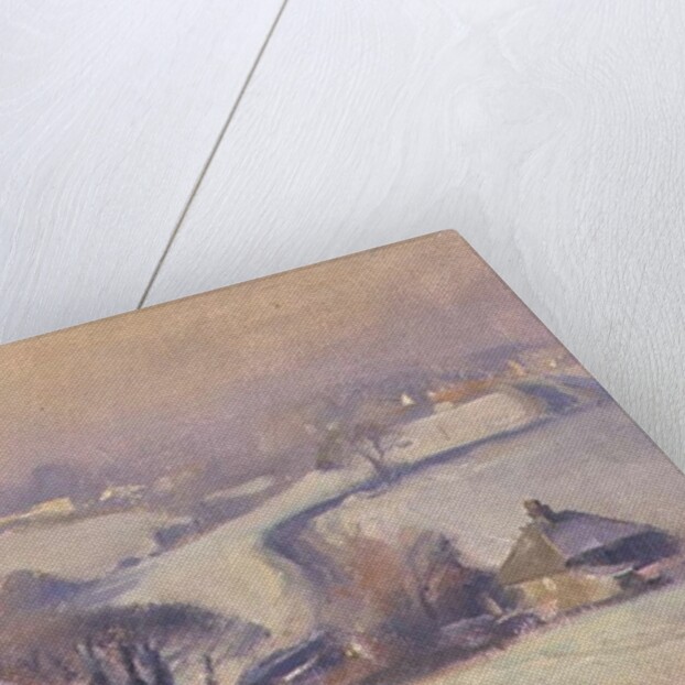 Frosty fields, Aston, 1991 by Trevor Chamberlain