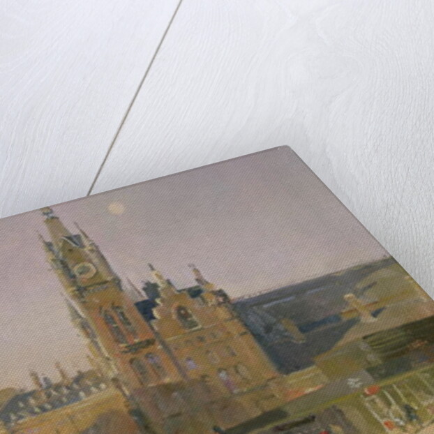 Early Morning, Euston Road, 1988 by Trevor Chamberlain