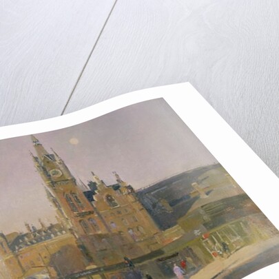 Early Morning, Euston Road, 1988 by Trevor Chamberlain