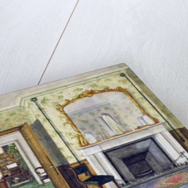 Michael Faraday's flat at the Royal Institution, 1850-55 by Harriet Jane Moore