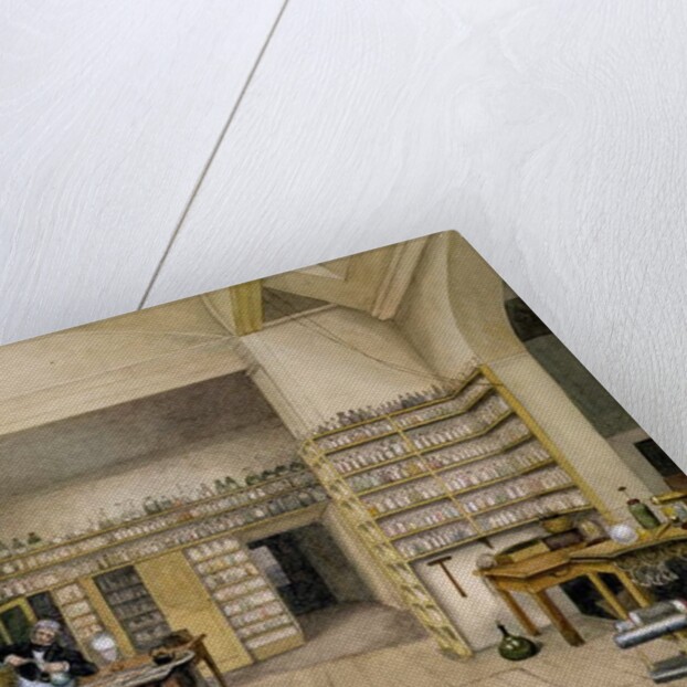 Michael Faraday in his Basement Laboratory, 1852 by Harriet Jane Moore