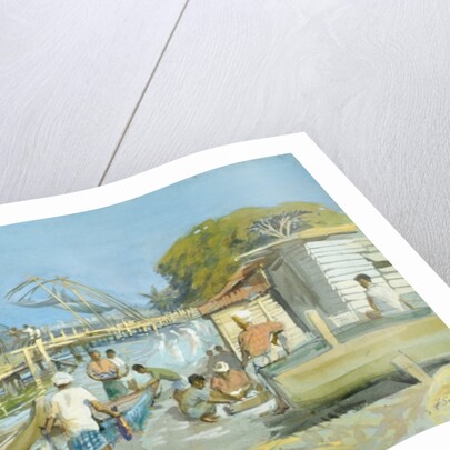 Fishing Nets near Cochin, 1994 by Tim Scott Bolton