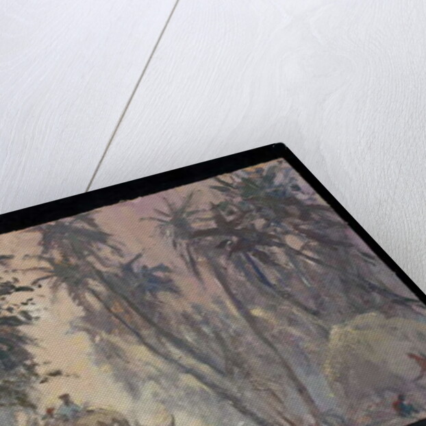 Bullock Carts, Evening Light by Tim Scott Bolton