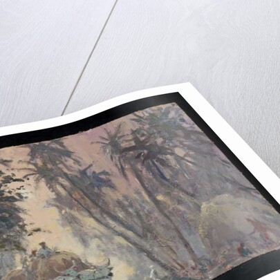 Bullock Carts, Evening Light by Tim Scott Bolton