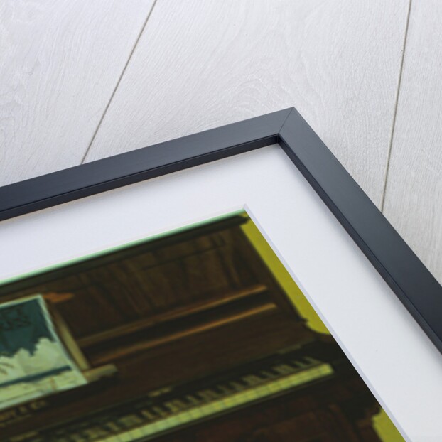 Tempo Di Trot, oil on panel 1980 by Terry Scales