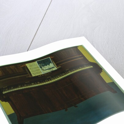 Tempo Di Trot, oil on panel 1980 by Terry Scales