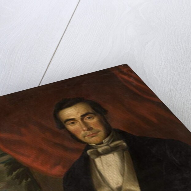 Portrait of a Man Holding a Book by English School